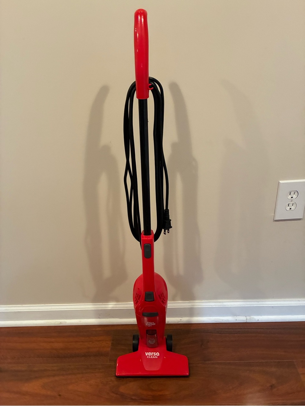 Dirt Devil Versa Red Corded Handheld Upright Vacuum Cleaner -